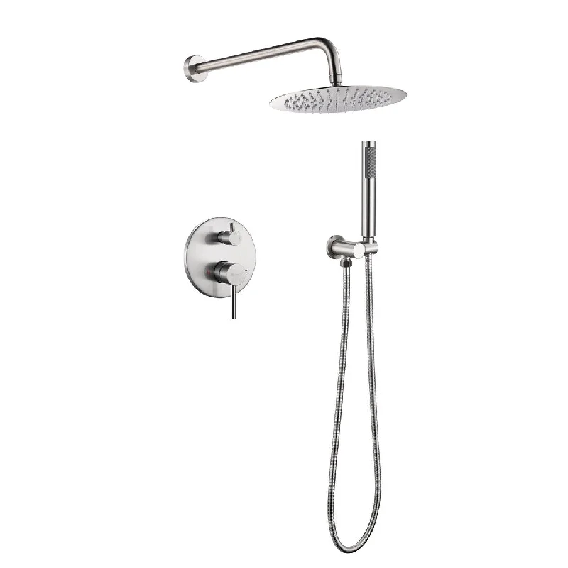 10 inches Bathroom Rainfall Shower Faucet Set with Handheld