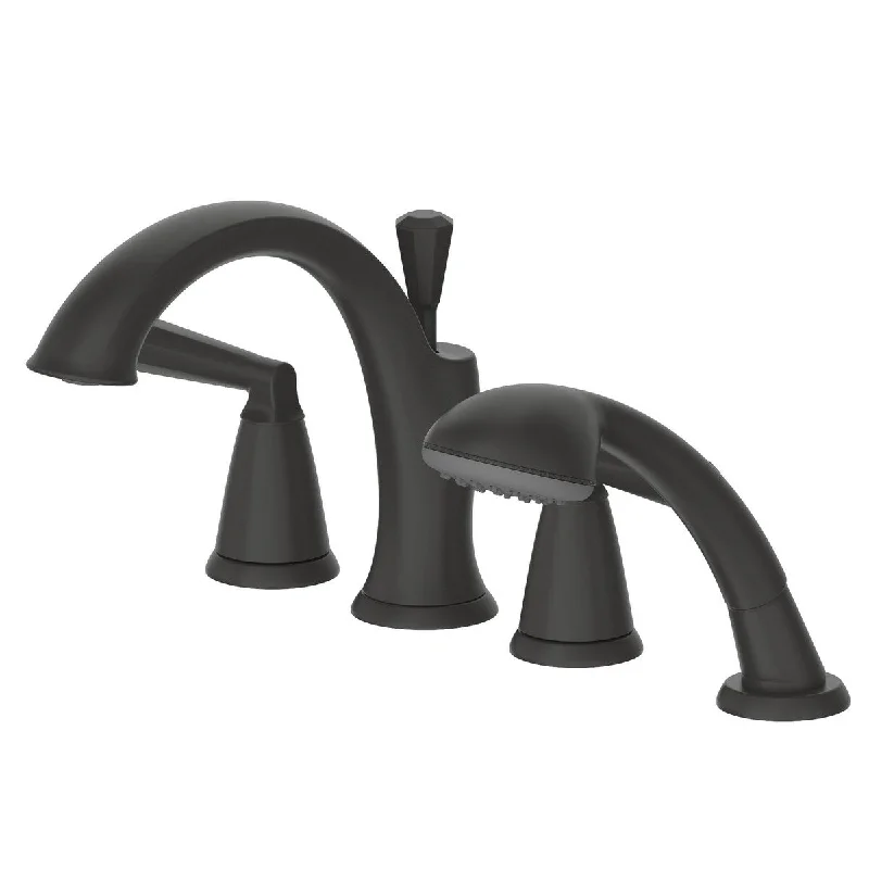 Liege 4 Hole Roman Tub Faucet With Hand Shower