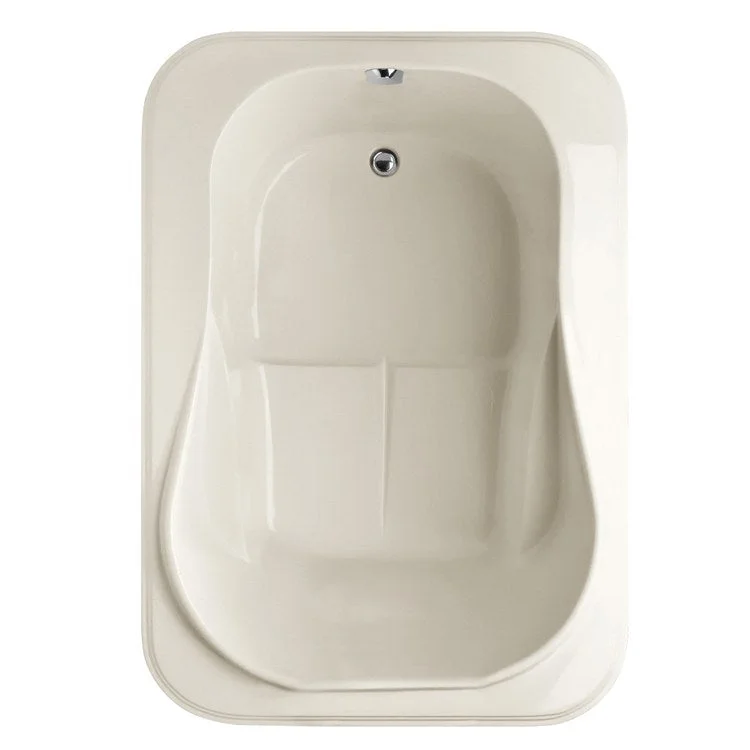 Soaking Tub Designer Collection Cassi 60 x 42 Inch Drop-In Tub Only End Biscuit Acrylic