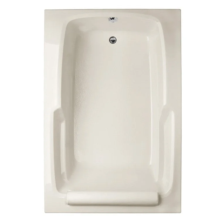 Soaking Tub Designer Collection Duo 60 x 48 Inch Drop-In Tub Only End Biscuit Acrylic