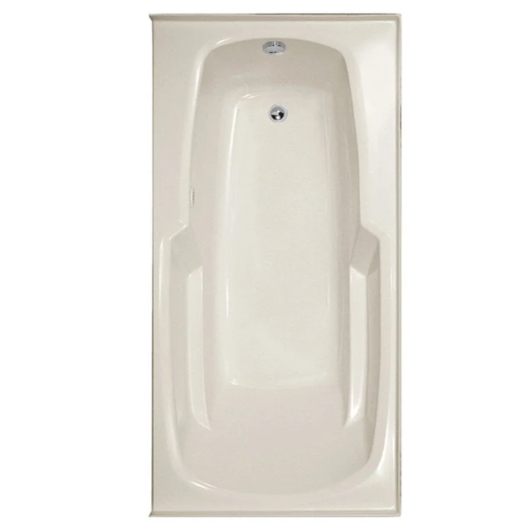 Soaking Tub Designer Collection Entre 60 x 32 Inch Drop-In Tub Left Hand Biscuit Gelcoat