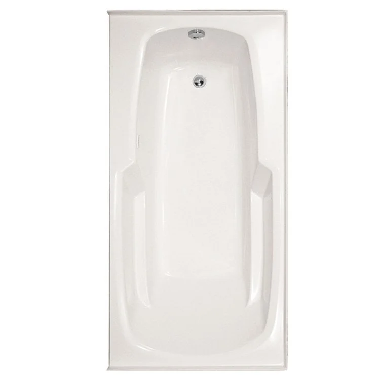 Soaking Tub Designer Collection Entre 60 x 32 Inch Drop-In Tub Left Hand White Gelcoat