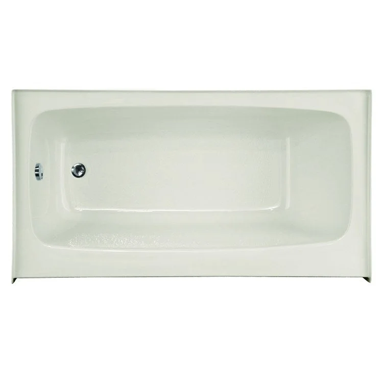 Soaking Tub Studio Collection Regan 60 x 36 Inch Alcove Tub Only Left Hand Biscuit Acrylic