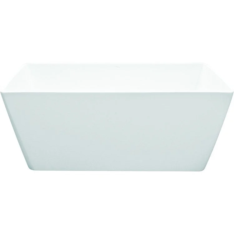 Soaking Tub Ston Collection Garnet 54 x 28 Inch Freestanding Tub Only Center Biscuit Hydroluxe SS