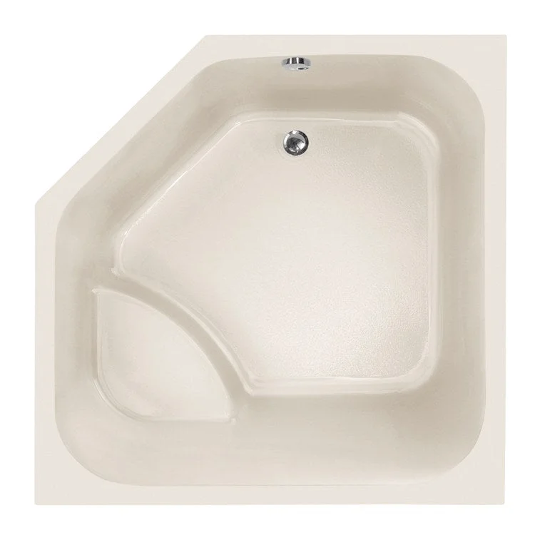 Soaking Tub Designer Collection Katarina 69 x 69 Inch Tub Only End Biscuit Acrylic