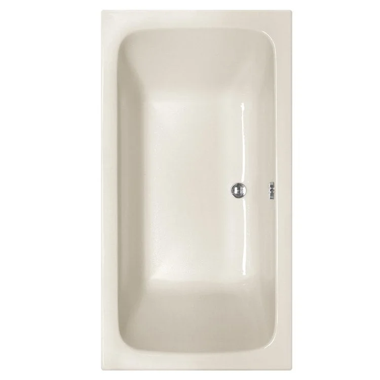 Soaking Tub Designer Collection Kira 60 x 32 Inch Tub Only Side Center Bone Acrylic