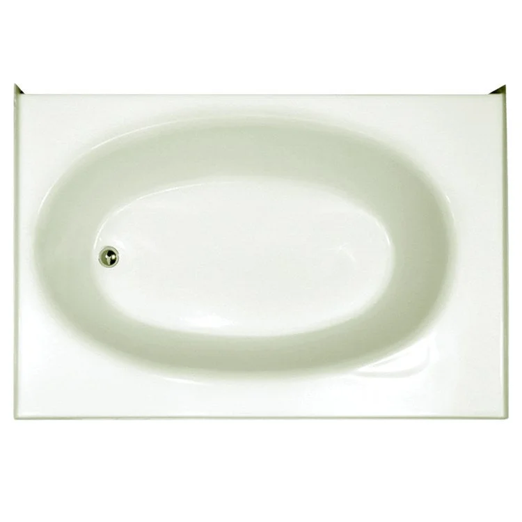 Soaking Tub Studio Collection Kona 60 x 42 x 15 Inch Drop-In Tub Only Left Hand Biscuit Gelcoat