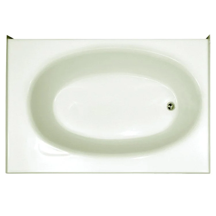 Soaking Tub Studio Collection Kona 60 x 42 x 15 Inch Drop-In Tub Only Right Hand Biscuit Gelcoat