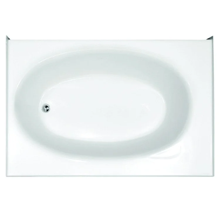 Soaking Tub Studio Collection Kona 60 x 42 x 15 Inch Drop-In Tub Only Left Hand White Gelcoat