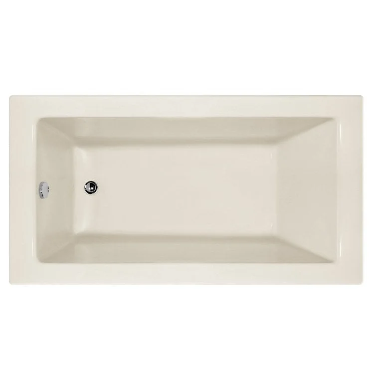 Soaking Tub Studio Collection Shannon 66 x 32 Inch Alcove Tub Only Left Hand Biscuit Acrylic