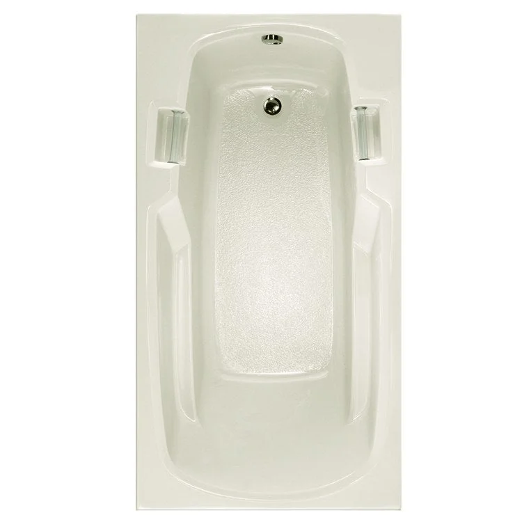 Soaking Tub Studio Collection 60 x 32 Inch Drop-In Tub Only End Biscuit Acrylic