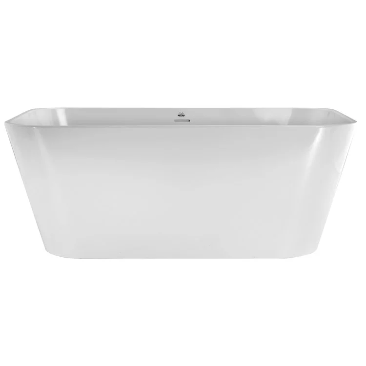 Soaking Tub Metro Collection Summerlin 57 x 31 Inch Freestanding Tub Only Center White Hydroluxe SS