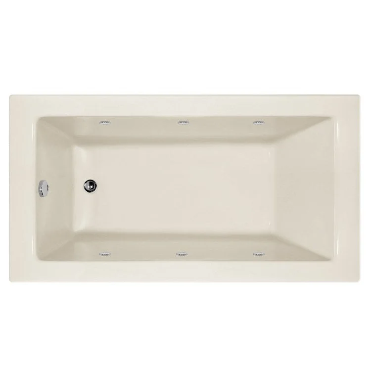 Soaking Tub Designer Collection Sydney 60 x 30 Inch Alcove Tub Only Left Hand Biscuit Acrylic