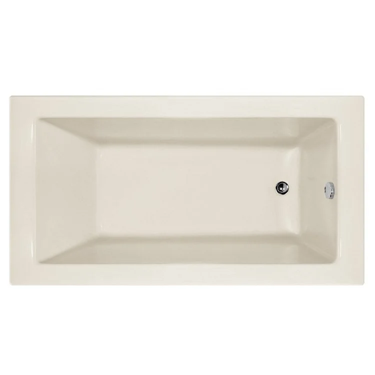 Soaking Tub Designer Collection Sydney 60 x 30 Inch Alcove Tub Only Right Hand Biscuit Acrylic