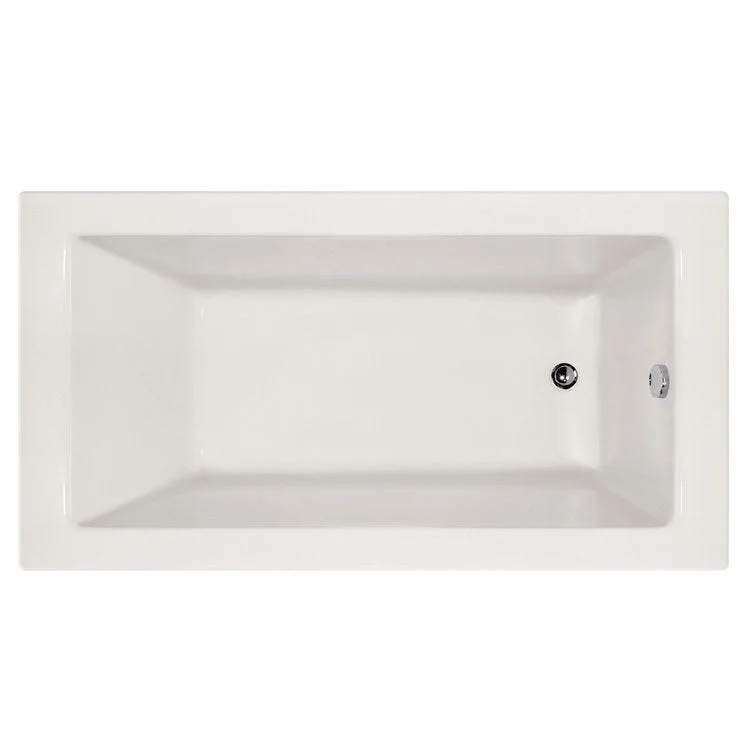 Soaking Tub Designer Collection Sydney 60 x 34 Inch Alcove Tub Only Right Hand White Acrylic