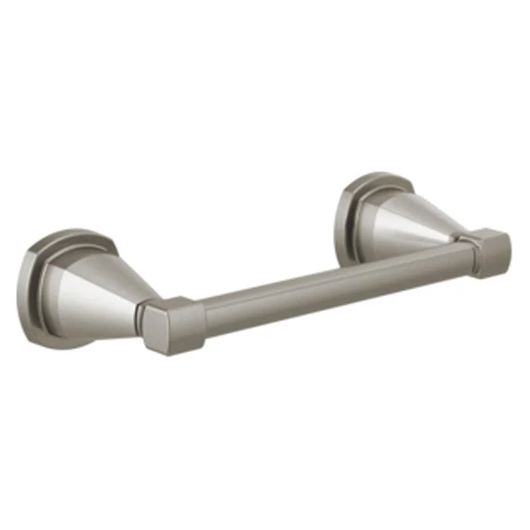 Toilet Paper Holder Stryke Pivoting Arm Brilliance Stainless Metal 7-5/8 Inch 3-3/8 Inch Wall Mount