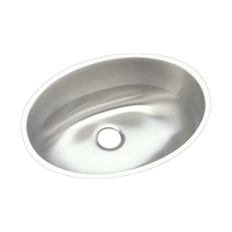 Asana Lustertone 18" Single Bowl Stainless Steel Undermount Kitchen Sink