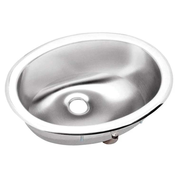 Asana 16" Drop-In Single Bowl Stainless Steel Bathroom Sink