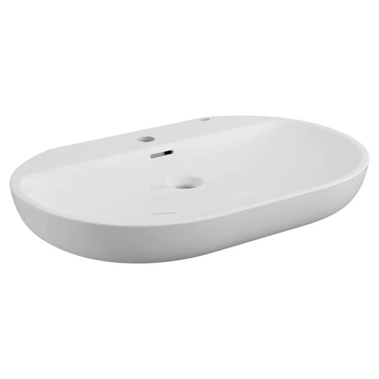 Lavatory Sink Essence Wall Hung CHO 27 Inch Oval ADA Alpine White