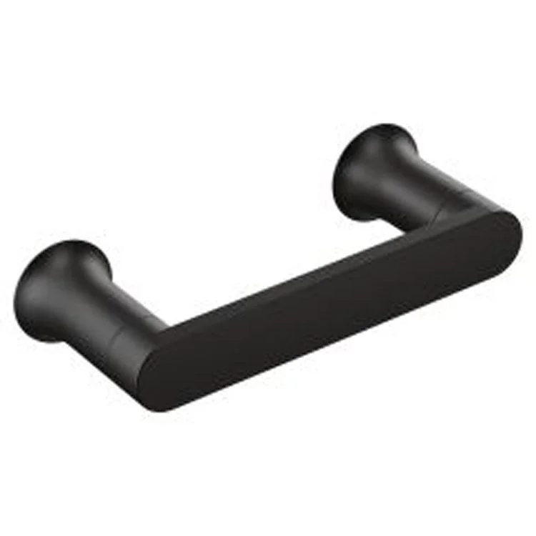 Toilet Paper Holder Genta Pivoting Matte Black Zinc 7-5/8 Inch 3-1/4 Inch Wall Mount