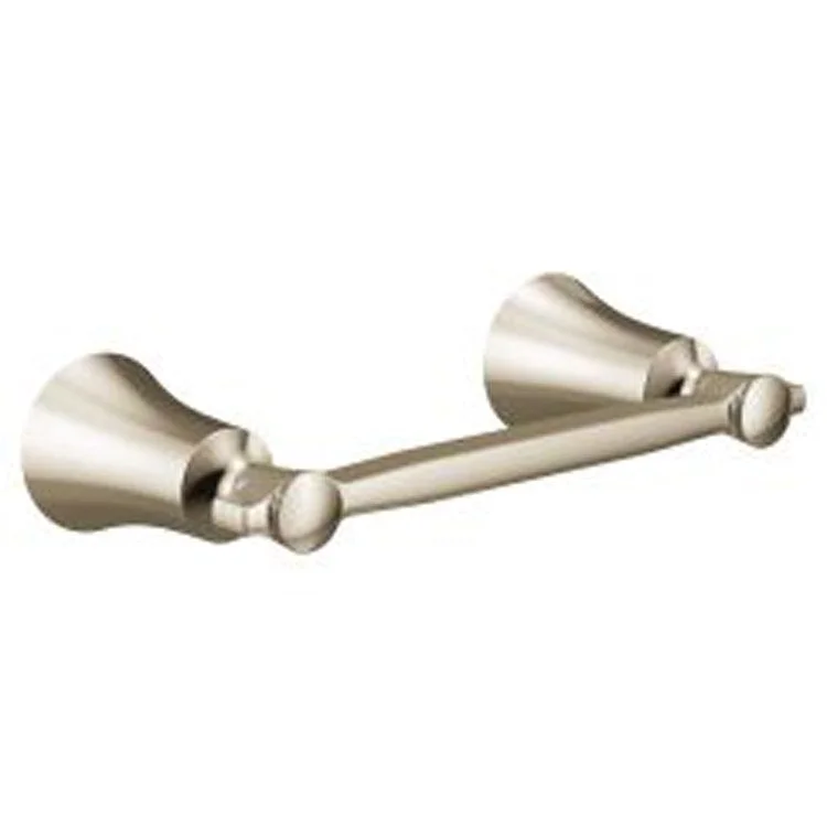 Toilet Paper Holder Flara Pivoting Polished Nickel Zinc 7 Inch 4 Inch Concealed Screw