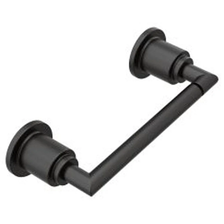 Toilet Paper Holder Arris Pivoting Matte Black Zinc 8-1/2 x 2-1/16 Inch 3-1/8 Inch Concealed Screw