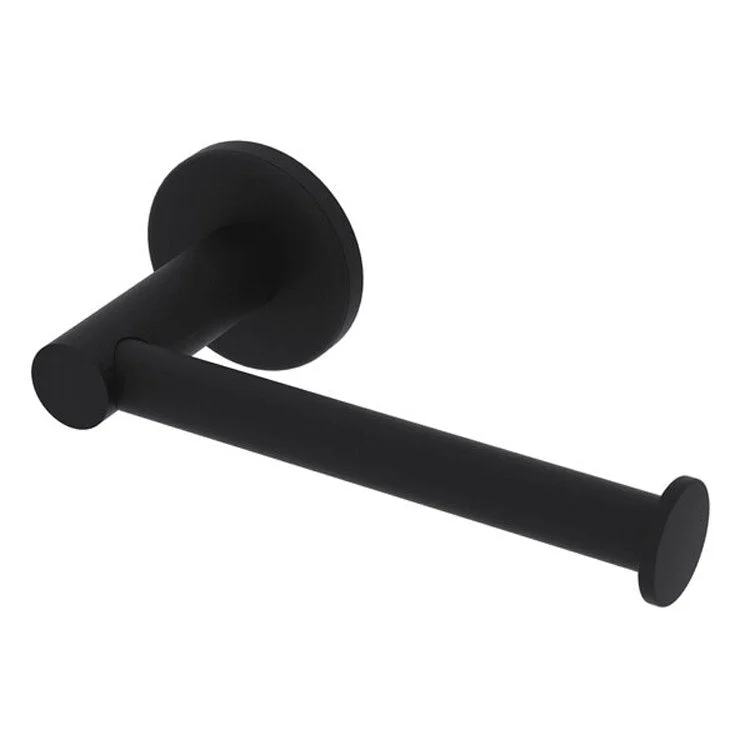 Toilet Paper Holder Lombardia Matte Black Brass/Metal 2-13/16 Inch Wall Mount