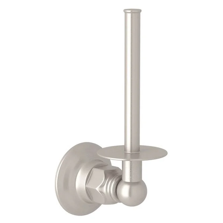 Toilet Paper Holder Country Bath Euro Satin Nickel Metal 6 Inch 2-3/4 Inch Wall Mount