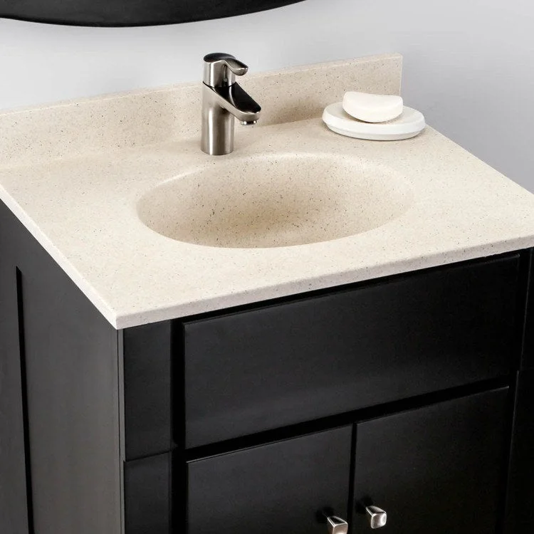 Ellipse 25x19" Single Bowl Vanity Top