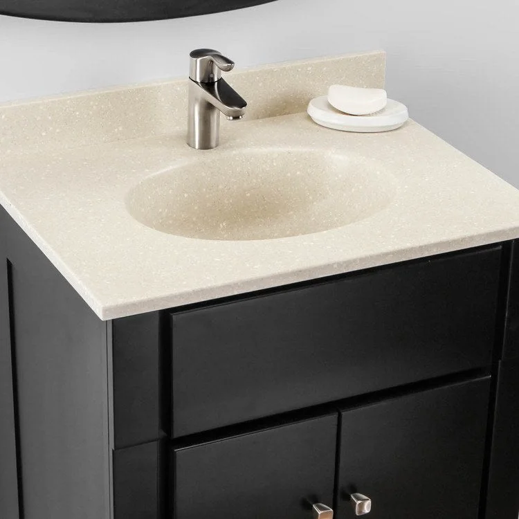 Ellipse 25x19" Single Bowl Vanity Top