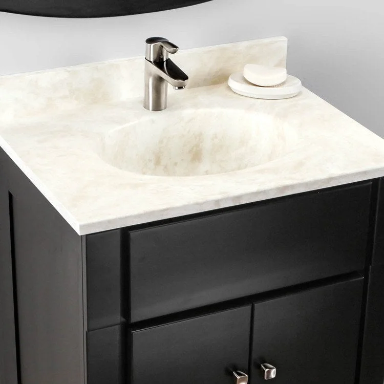 Ellipse 25x19" Single Bowl Vanity Top