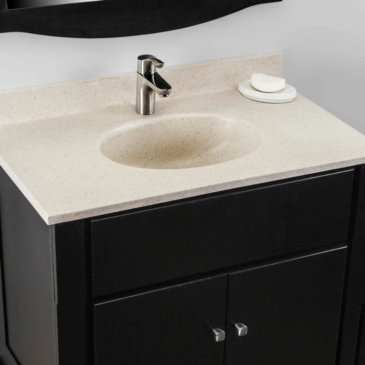 Ellipse 31x19" Single Bowl Vanity Top