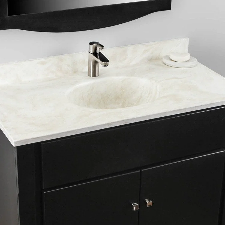 Ellipse 37x19" Single Bowl Vanity Top