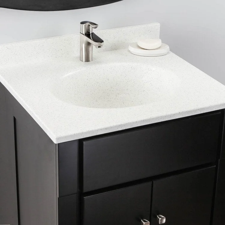 Ellipse 25x22" Single Bowl Vanity Top