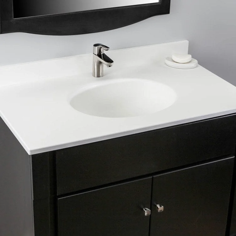 Ellipse 37x22" Single Bowl Vanity Top