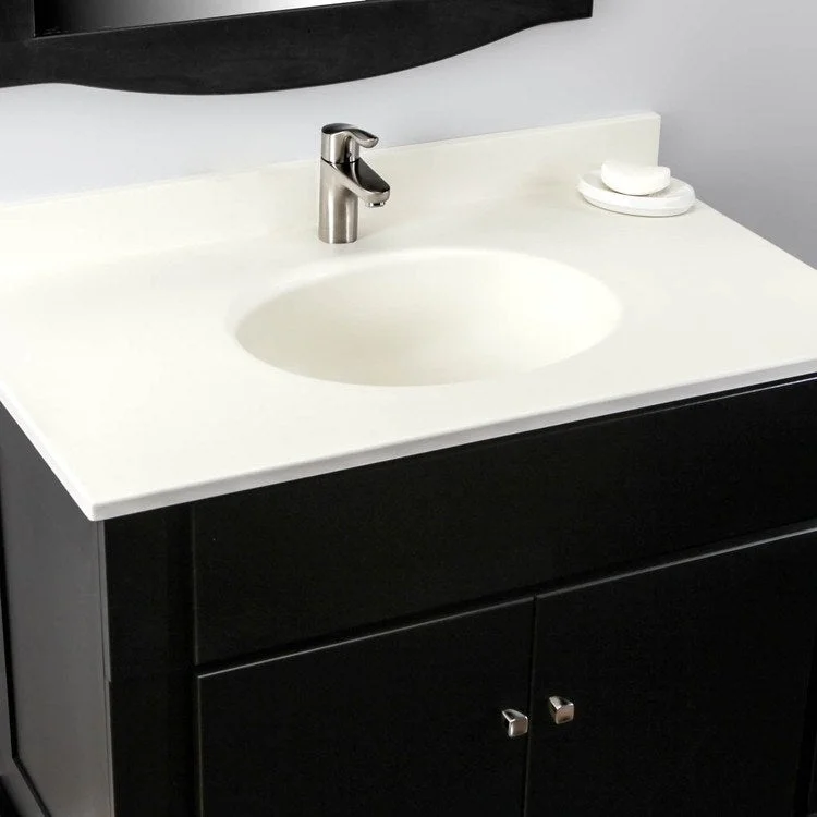 Ellipse 37x22" Single Bowl Vanity Top