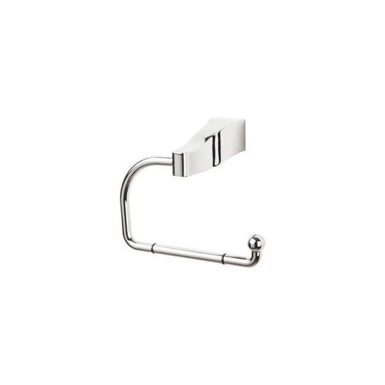 Aqua Open Post Toilet Paper Holder - Polished Nickel