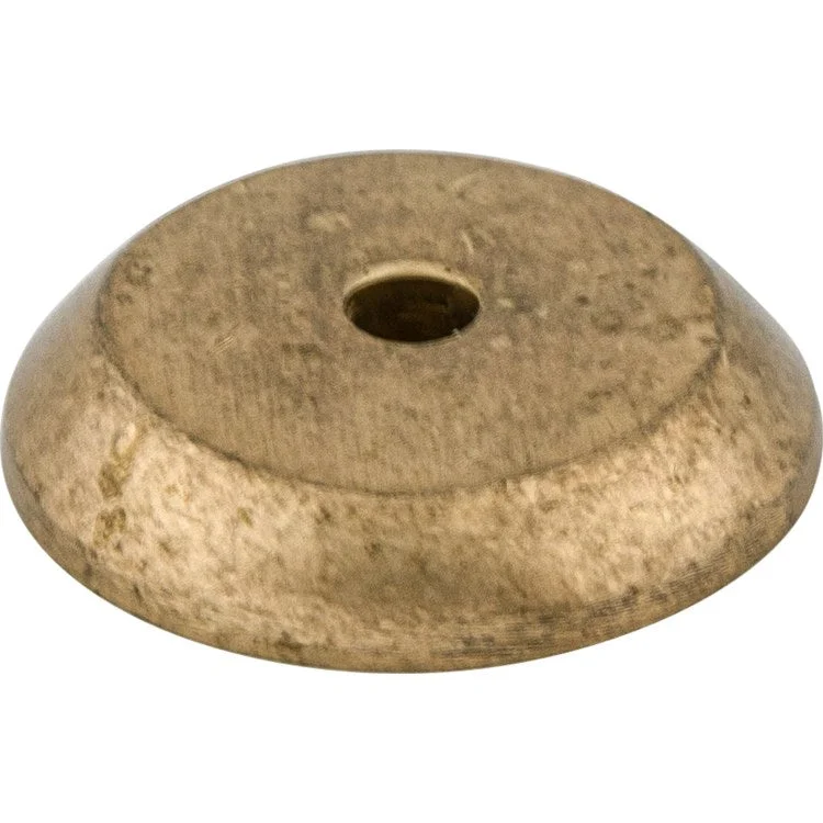 Knob Backplate Aspen Round Light Bronze 7/8 Inch 1 Hole Bronze