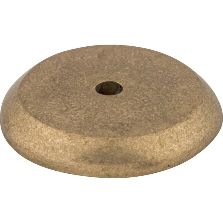 Knob Backplate Aspen Round Light Bronze 1-1/4 Inch 1 Hole Bronze