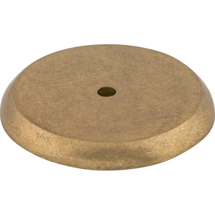 Knob Backplate Aspen Round Light Bronze 1-3/4 Inch 1 Hole Bronze