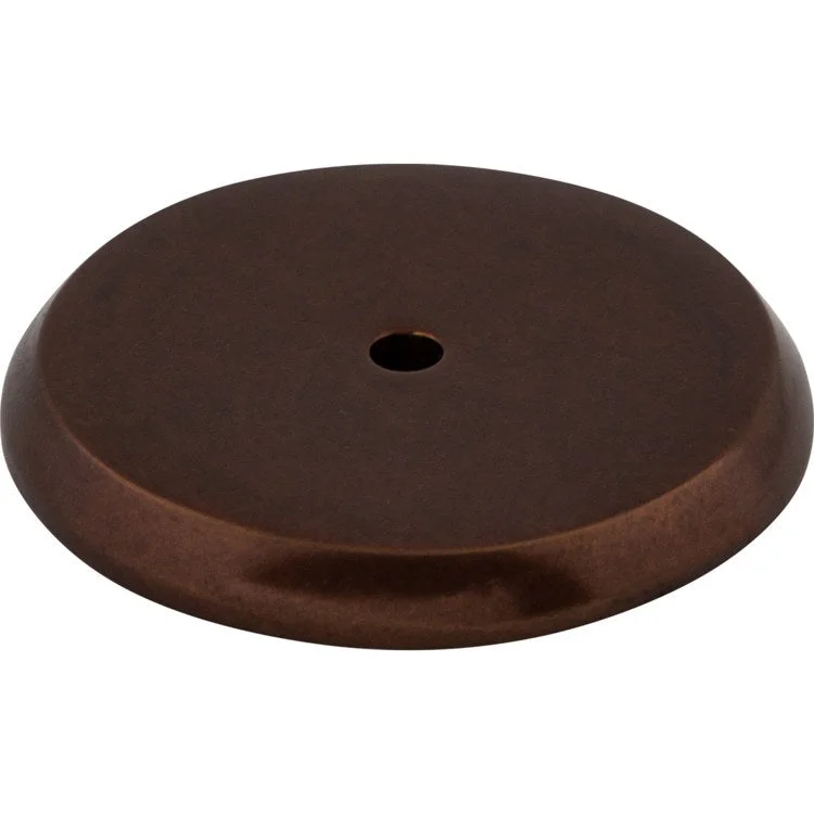 Knob Backplate Aspen Round Mahogany Bronze 1-3/4 Inch 1 Hole Bronze