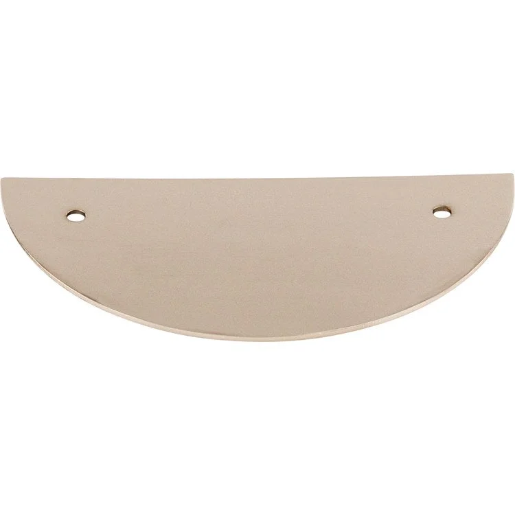 Backplate Sanctuary Half Circle 3-1/2 Inch Polished Nickel Steel TK54PN