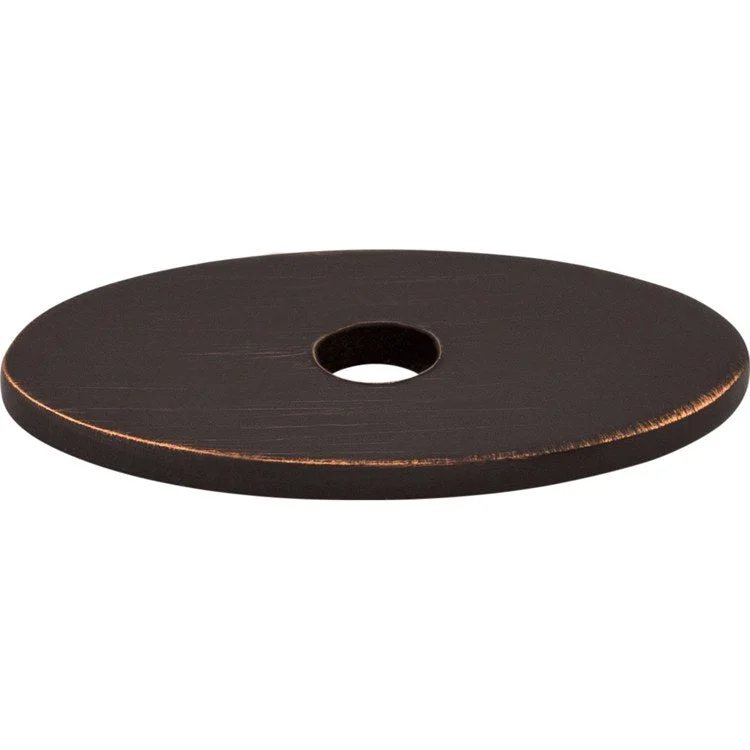 Backplate Sanctuary Oval 1-1/4 Inch Tuscan Bronze Steel TK58TB