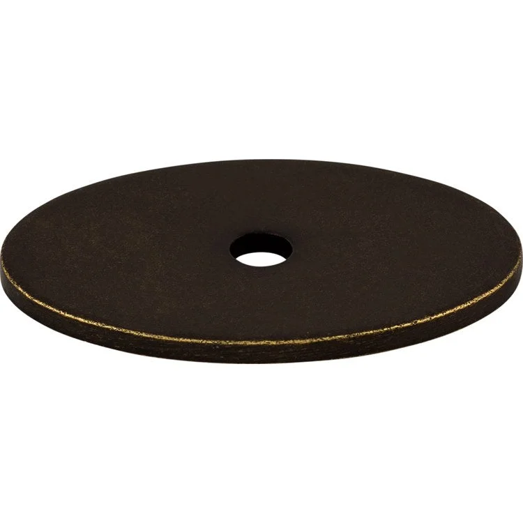 Backplate Sanctuary Oval 1-1/2 Inch German Bronze Steel TK60GBZ