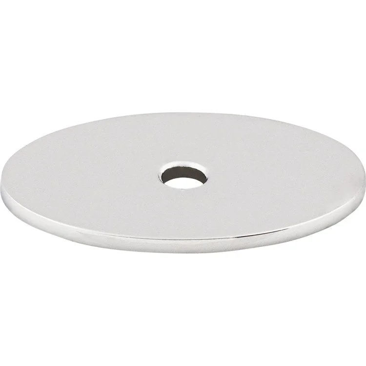 Backplate Sanctuary Oval 1-1/2 Inch Polished Chrome Steel TK60PC