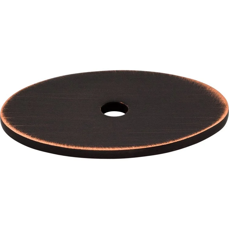 Backplate Sanctuary Oval 1-1/2 Inch Tuscan Bronze Steel TK60TB