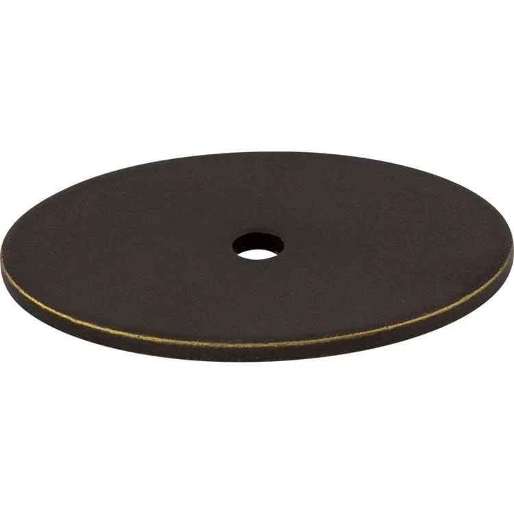 Backplate Sanctuary Oval 1-3/4 Inch German Bronze Steel TK62GBZ