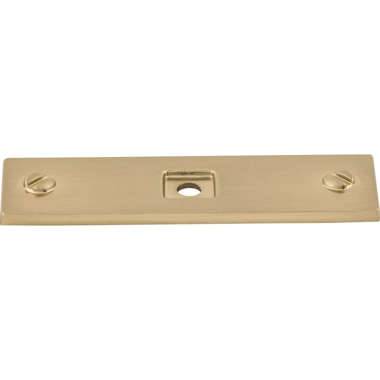 Backplate Barrington Channing 3 x 7/8 x 1/8 Inch Honey Bronze Zinc Alloy TK741HB