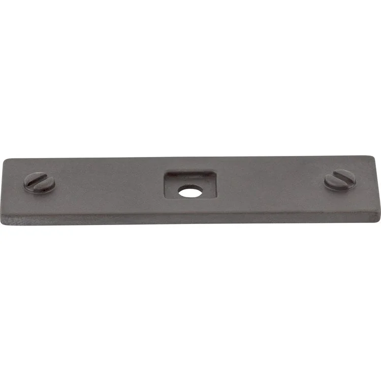 Backplate Barrington Channing 3 x 7/8 x 1/8 Inch Sable Zinc Alloy TK741SAB